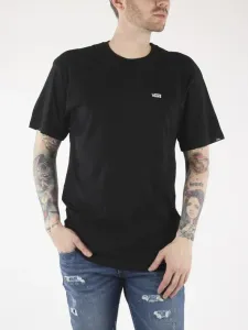 Vans MN LEFT CHEST LOGO TEE Herren T- Shirt, schwarz, veľkosť XL