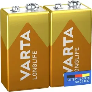 VARTA Alkalibatterie Longlife 9V 2 Stück