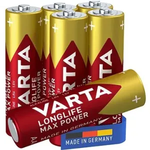 VARTA Alkaline-Batterien Longlife Max Power AA 4+2 Stück