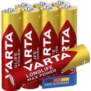VARTA Alkaline-Batterien Longlife Max Power AAA 5+3 Stück