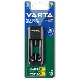 VARTA Duo USB-Ladegerät + 2 AAA 800 mAh R2U