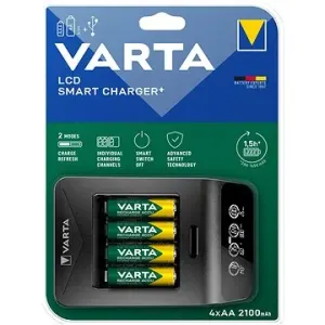VARTA LCD Smart Ladegerät+ 4x AA 56706 2100mAh