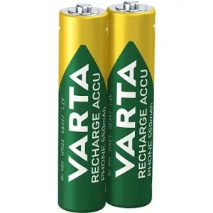 VARTA Wiederaufladbare Batterien Recharge Accu Phone AAA 550 mAh 2 Stück