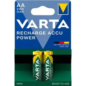 VARTA Wiederaufladbare Batterien Recharge Accu Power AA 2100 mAh R2U 2 Stück