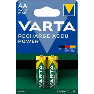 VARTA Wiederaufladbare Batterien Recharge Accu Power AA 2400 mAh R2U 2 Stück
