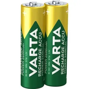 VARTA Wiederaufladbare Batterien Recharge Accu Power AA 2600 mAh R2U 2 Stück