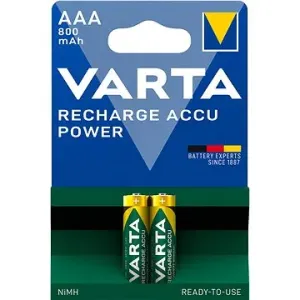 VARTA Wiederaufladbare Batterien Recharge Accu Power AAA 800 mAh R2U 2 Stück