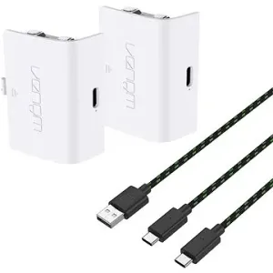 VENOM VS2872 Xbox Series S/X & One White Twin Battery Pack + 3 m Kabel