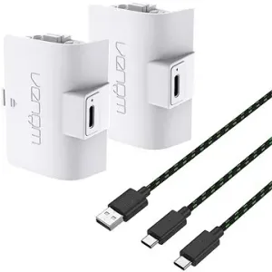 VENOM VS2874 Xbox Series S/X & One White High Capacity Twin Battery Pack + 3m Kabel