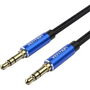 Vention Baumwolle geflochtene 3,5 mm Stecker zu Stecker Audio-Kabel 0,5 m blau Aluminiumlegierung Ty