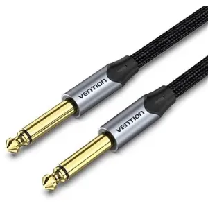 Vention Cotton Braided 6.5mm Male to Male Audio Cable 5M Gray Aluminum Alloy Type