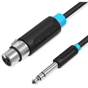 Vention 6.5mm Male to XLR Female Audio Cable 15m Black