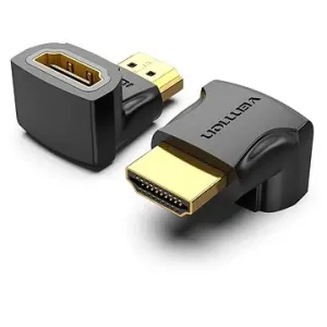 Vention HDMI 90 Degree Male to Female Adapter Black 2 Pack