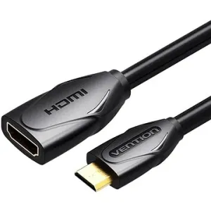 Vention Mini HDMI (M) to HDMI (F) Extension Cable / Adapter 1M schwarz