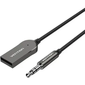 Vention USB Auto Bluetooth 5.0 Audio Receiver mit Spulenkabel 1,5 m Gray Zinc Alloy Type