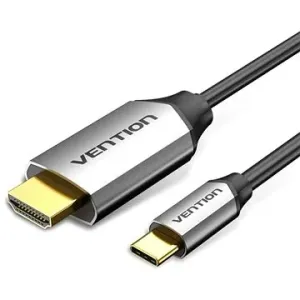 Vention USB-C to HDMI Cable 1m Black Aluminum Alloy Type