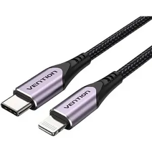 Vention MFi Lightning to USB-C Cable Purple 1.5M Aluminum Alloy Type