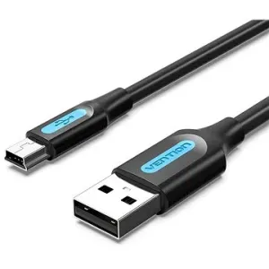 Vention Mini USB (M) to USB 2.0 (M) Cable 2m Black PVC Type