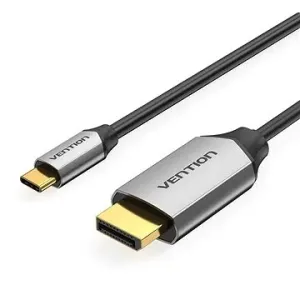 Vention USB-C auf DP (DisplayPort) Cable 1.5M Black Aluminum Alloy Type