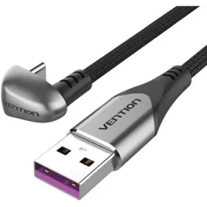 Vention USB-C to USB 2.0 U-Shaped 5A Cable 1M Gray Aluminum Alloy Type