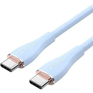 Vention USB-C 2.0 Silicone Durable 5A Cable 1m Light Blue Silicone Type