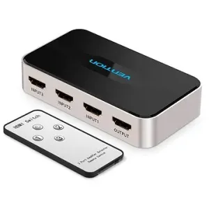 Vention 3 In 1 Out HDMI Switcher Gray Metal Type