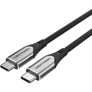 Vention Nylon Braided Type-C (USB-C) Cable (4K / PD / 60W / 5Gbps / 3A) 1,5 m grau