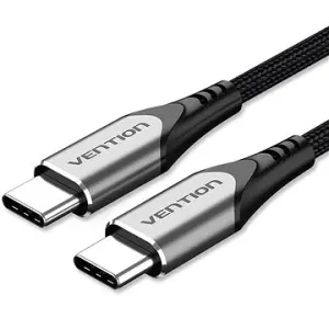 Vention Type-C (USB-C) 2.0 (M) to USB-C (M) Cable 0.5m Gray Aluminum Alloy Type