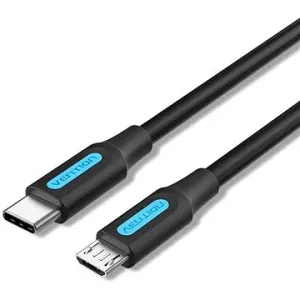 Vention USB-C 2.0 auf Micro USB 2A Kabel 0,5 m - schwarz