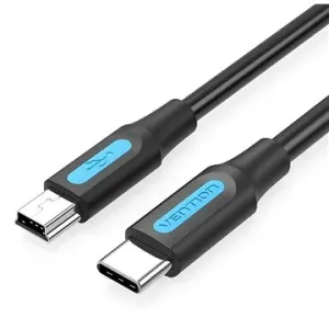 Vention USB-C 2.0 auf Mini USB 2A Kabel 0,5 m - schwarz