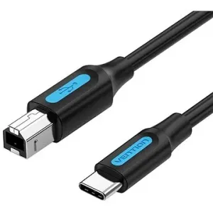 Vention USB-C 2.0 to USB-B Printer 2A Cable 0.5M Black