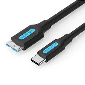 Vention USB-C auf Micro USB-B 3.0 2A Kabel 0,5 m - Schwarz