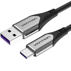 Vention USB-C to USB 2.0 Fast Charging Cable 5A 0.5M Gray Aluminum Alloy Type