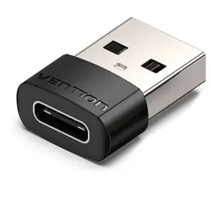 Vention USB 2.0 (M) auf USB-C (F) OTG Adapter Black PVC Type