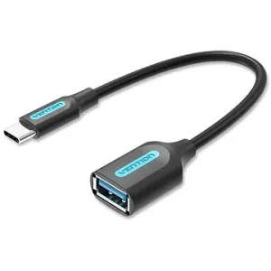 Vention USB-C 3.1 Gen1 (M) to USB-A (F) OTG Cable 0.15M Black PVC Type