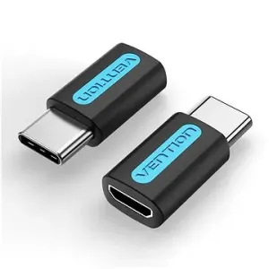 Vention USB-C (M) to Micro USB 2.0 (F) Adapter Black PVC Type