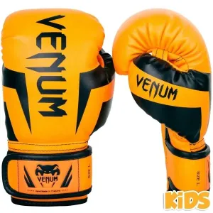 Venum ELITE BOXING GLOVES KIDS - EXCLUSIVE FLUO Kinder Boxhandschuhe, orange, größe #161989