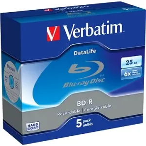 Verbatim BD-R Datalife 25GB 6x, 5ks