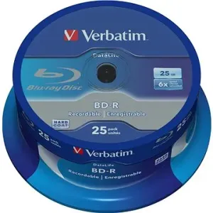VERBATIM BD-R SL DataLife 25 GB, 6-fach, Spindel 25 St