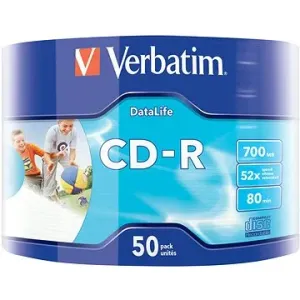 VERBATIM CD-R 700 MB, 52x, wrap 50 St