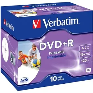 Verbatim DataLifePlus DVD+R 16x 10 Stk bedruckbar