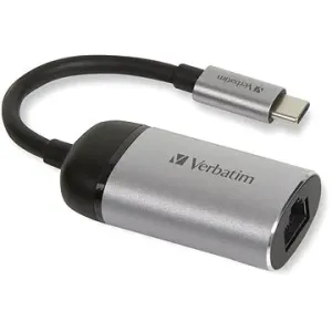 VERBATIM USB-C TO GIGABIT ETHERNET ADAPTER, 10 cm