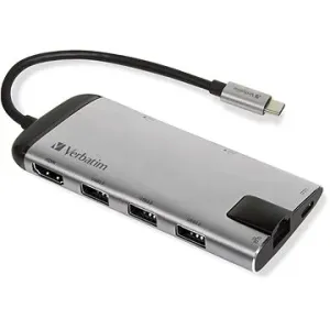 VERBATIM USB-C Multiport HUB USB 3.1 GEN 1 / 3 x USB 3.0 / HDMI / SDHC / microSDHC / RJ45