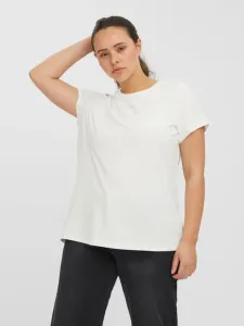 Vero Moda Curve Sandra T-Shirt Weiß #544204