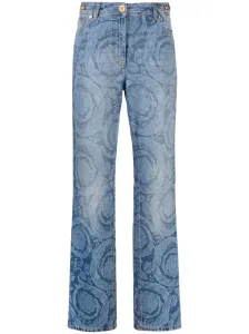 VERSACE - Barocco Print Denim Jeans