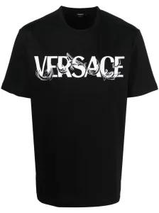 VERSACE - Cotton T-shirt With Logo