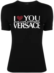 VERSACE - I Love You But I've Chosen Versace Cotton T-shirt