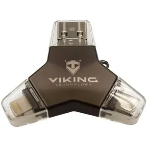 Viking USB-Stick 3.0 4v1 32GB Schwarz