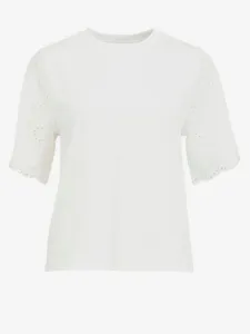 Vila Silinia T-Shirt Weiß