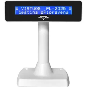 Virtuos LCD FL-2025MB 2x20 weiss